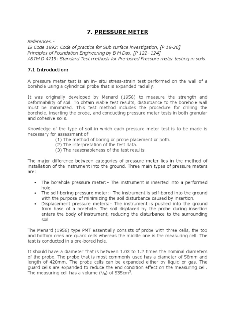 Pressure Meter PDF Pressure Calibration