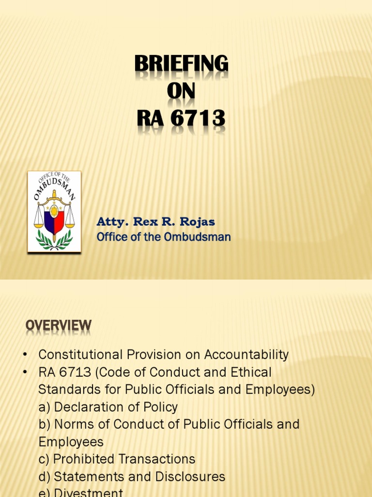 Briefing Ra 6713 U.S. Securities And Exchange Commission Conflict