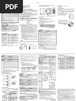 Fx3u 4ad, Installation Manual