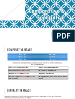 Comparative & Superlative