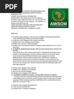 Gains made in Somalia risk being eroded, warn AMISOM Troop Contributing Countries’ ministers