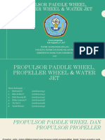 Propulsor Paddle Wheel & Propeller Wheel