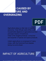 Changes Caused by Agriculture and Overgrazing