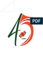 Logo HUT Nindya Karya 45th