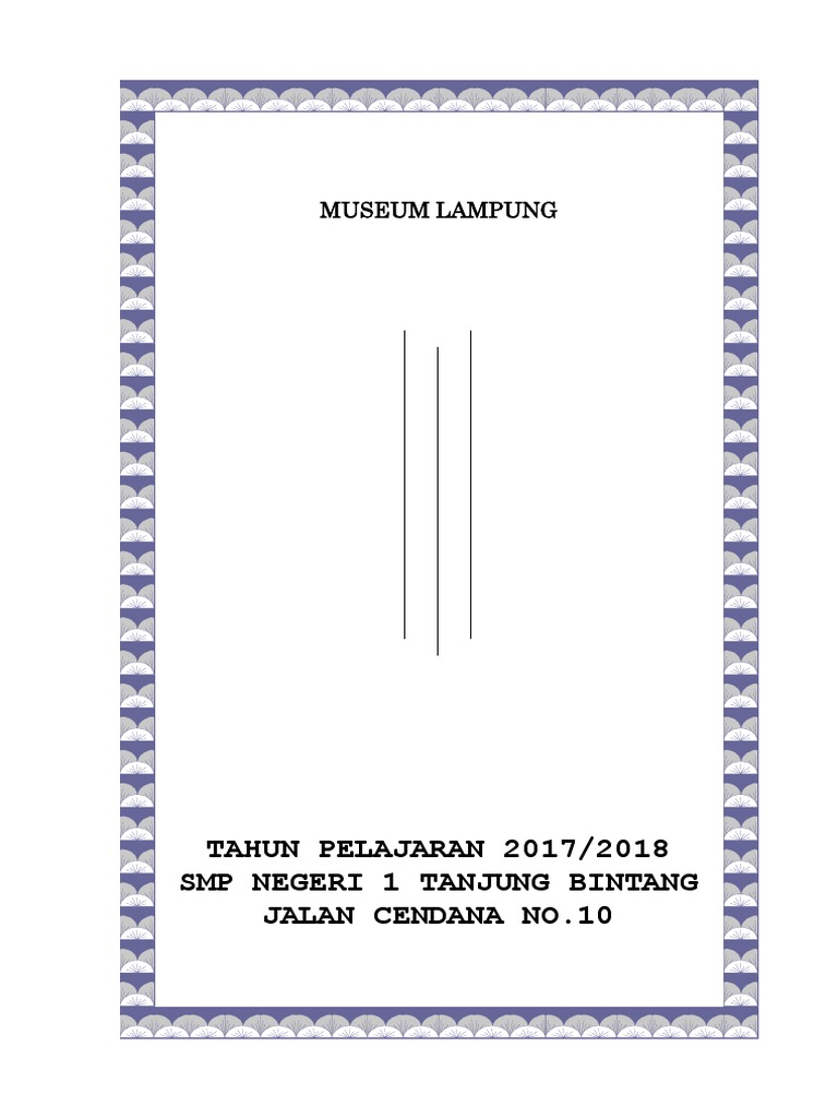 Karya Tulis Museum Lampung