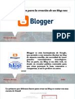 Manual Básico de Uso de Blogger