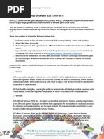 What is the Difference Between Ielts and Oet