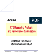 LTE Messaging Analysis and Performance Optimization PDF