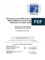 Directrices Qualanod 2010 Anodizado