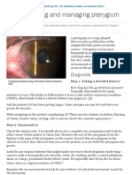 Community Eye Health Journal Understanding and Managing Pterygium