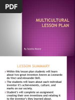 Multicultural Lesson Plan