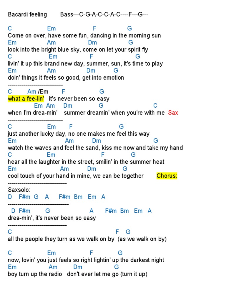 Bacardi Feeling BassC Leisure Entertainment (General)