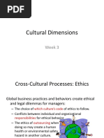 Cultural Dimensions