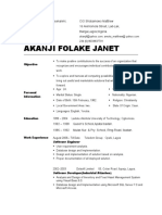 FOLAKE'S CV