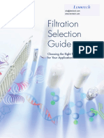 Millipore Filtration Selection Guide L PDF