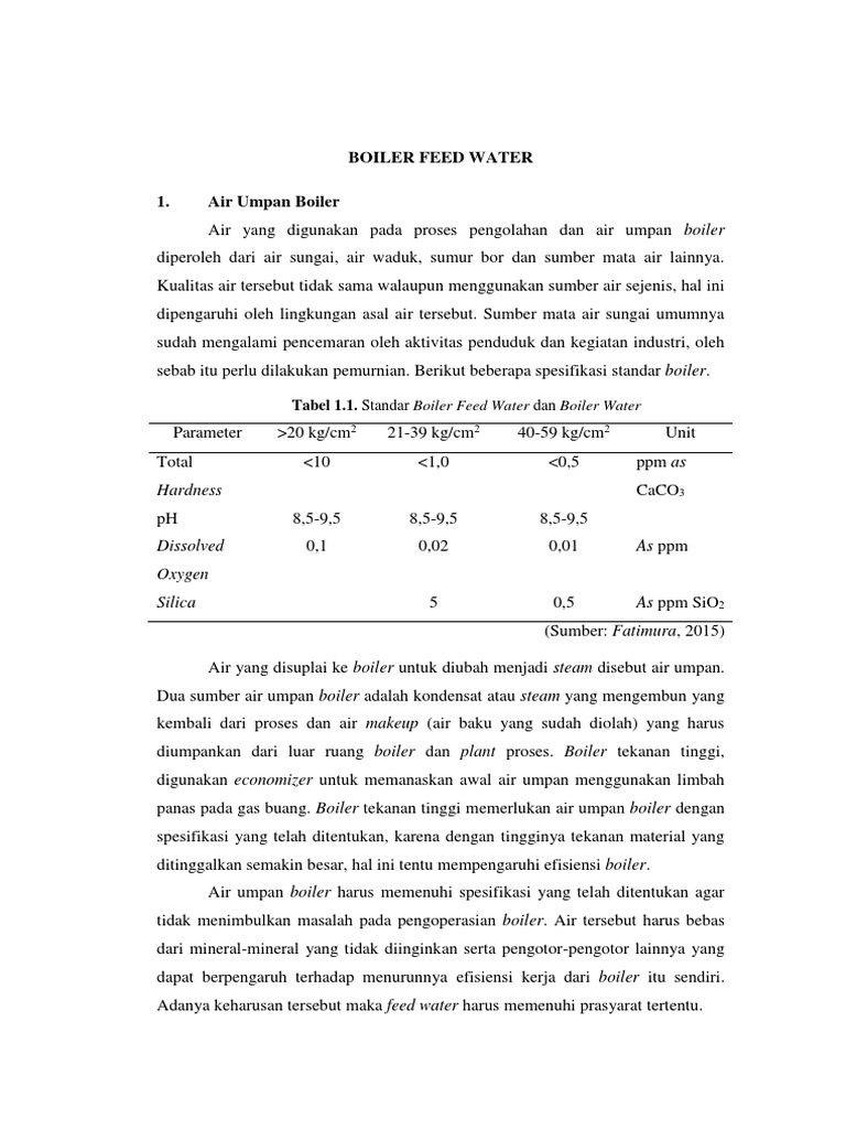Boiler Feed Water 1 PDF