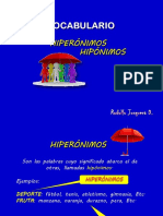 Hiperónimos Hipónimos