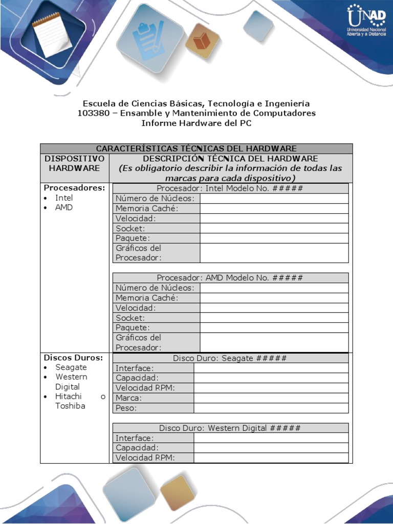 Anexo1 Hardware PC | PDF | Microprocesador | Hardware de la computadora