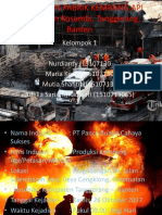 Kebakaran Pabrik Kembang API Kecamatan Kosambi, Tanggerang