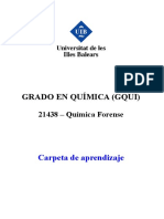 _Quimica Forense - Carpeta de Aprendizaje UIB 2013