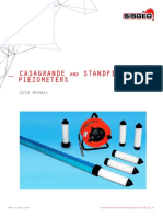 Casagrande and Standpipe Piezometers User Manual