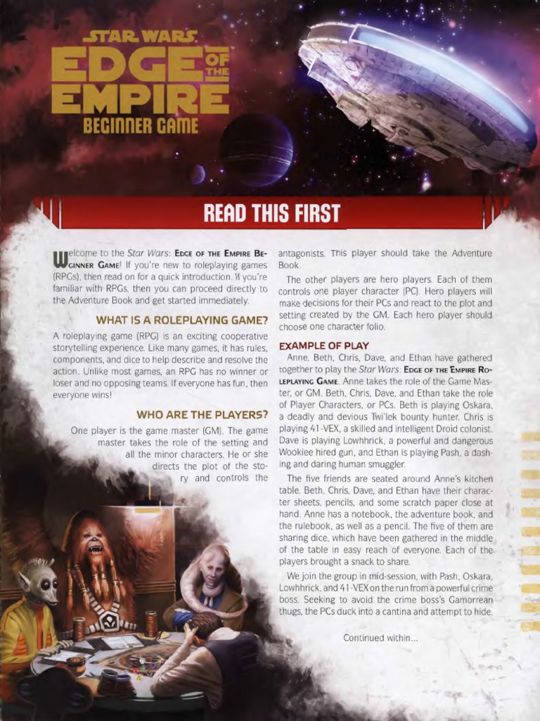 Read This First - Introduction | PDF | Role Playing Games | Leisure ...