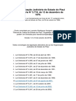 LO Judiciária Do Estado Do Piauí - Lei 3.716