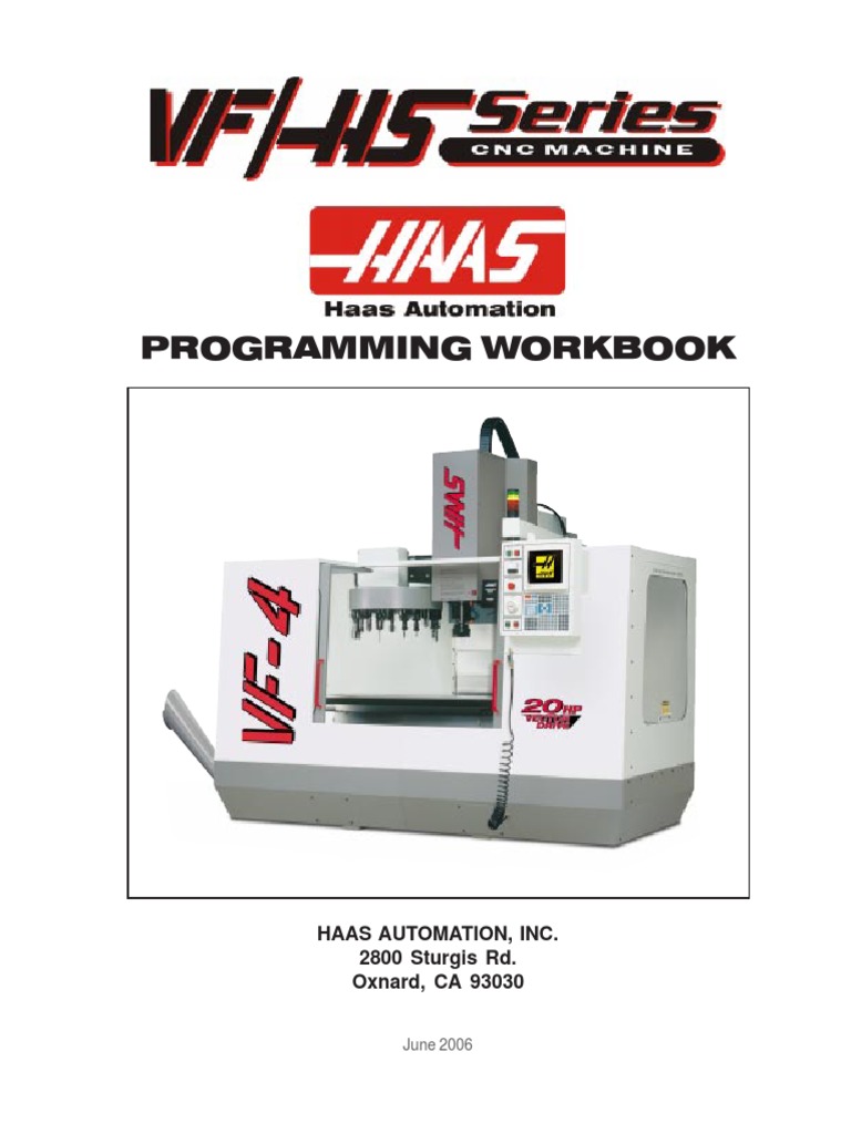 Haas Manual | PDF | Numerical Control | Cartesian Coordinate System