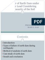 Behaviour of Earth Dam Under Seismic Load Considering - Copy