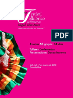 Consulta La Programación Completa Del 7° Festival Folklórico de Veracruz "Miguel Vélez Arceo"