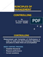 Principles of Management Controlling