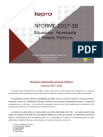 Informe Presos Politicos Venezuela 2017
