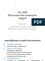 Cours 2 Fevrier - Ampli Differentiel Et Instrumentation