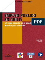 Empleo Público en Chile ¿Trabajo Decente en El Estado? Apuntes para El Debate