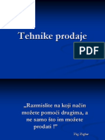 Tehnike Prodaje