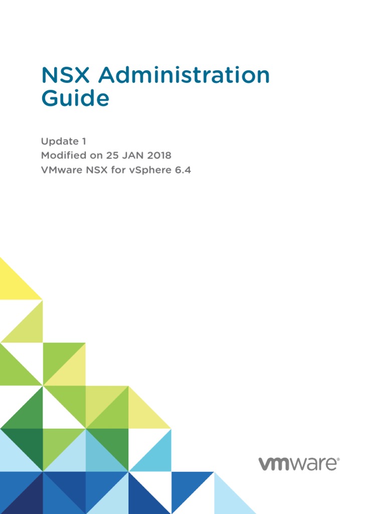 NSX 64 Admin | PDF | Computer Network | Virtual Private Network