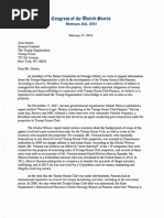Letter from Rep. Torres and Rep. Engel Regarding Trump and Panamanian Money Laundering