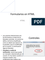 Formularios en HTML
