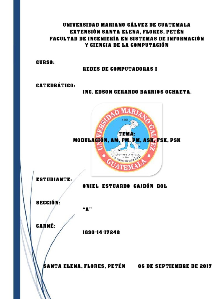 Modulacion, Am, FM, PM, Ask, FSK, PSK | PDF | Modulación de frecuencia ...