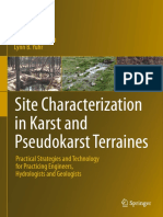 Richard C. Benson, Lynn B. Yuhr Auth. Site Characterization in Karst and Pseudokarst Terraines Practical Strategies and Technology for Practicing Engineers, Hydrologists and Geologists