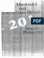 201 Solved Problems - Soil Mechanics & Foundation
