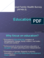 NFHS 3 Education