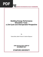 Building Energy Performance Simulation Tools - A Life-Cycle and Interoperable Perspective