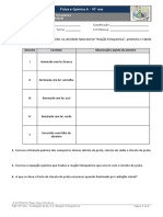 Reação fotoquímica de cloreto de prata