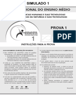 Bernoulli 2016 - 1° Simulado - Prova 1 + Gabarito