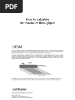 How To Calculate Lte Maximum Throughput