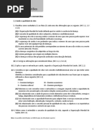 Banco de Questões - À Descoberta Do Corpo Humano-9º Ano