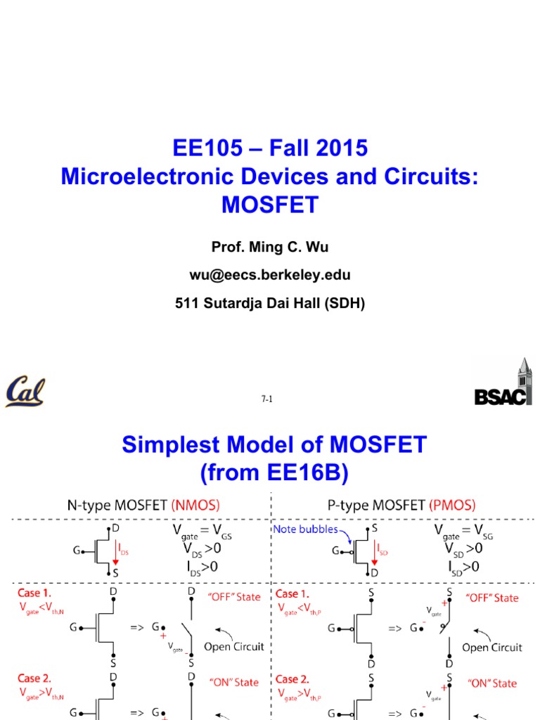 Module 3 2 Mosfet Mosfet Field Effect Transistor
