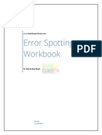 Error Spotting Workbook