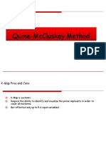 Quine-Mccluskey Method
